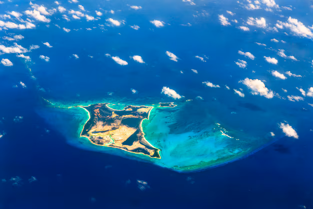Aerial view of Conception Island
