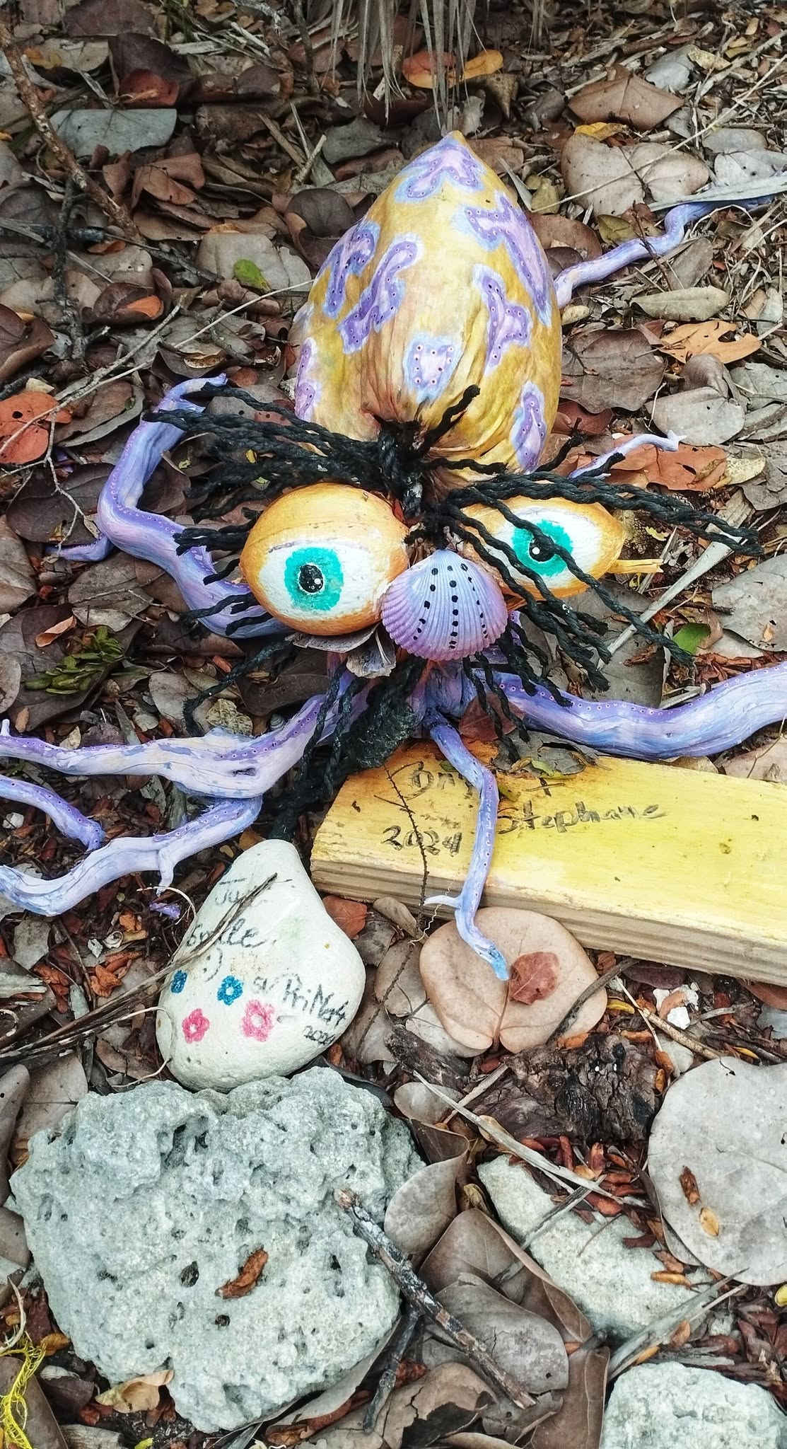 One of many artworks along the walk