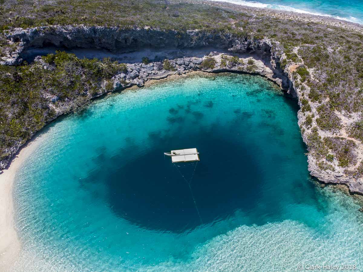 Drone view of Long Island Bahamas