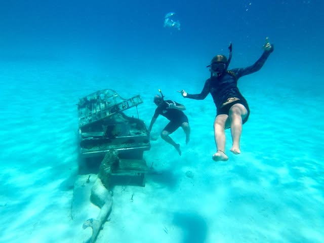 'Mermaid and the Piano' at David Copperfield's island