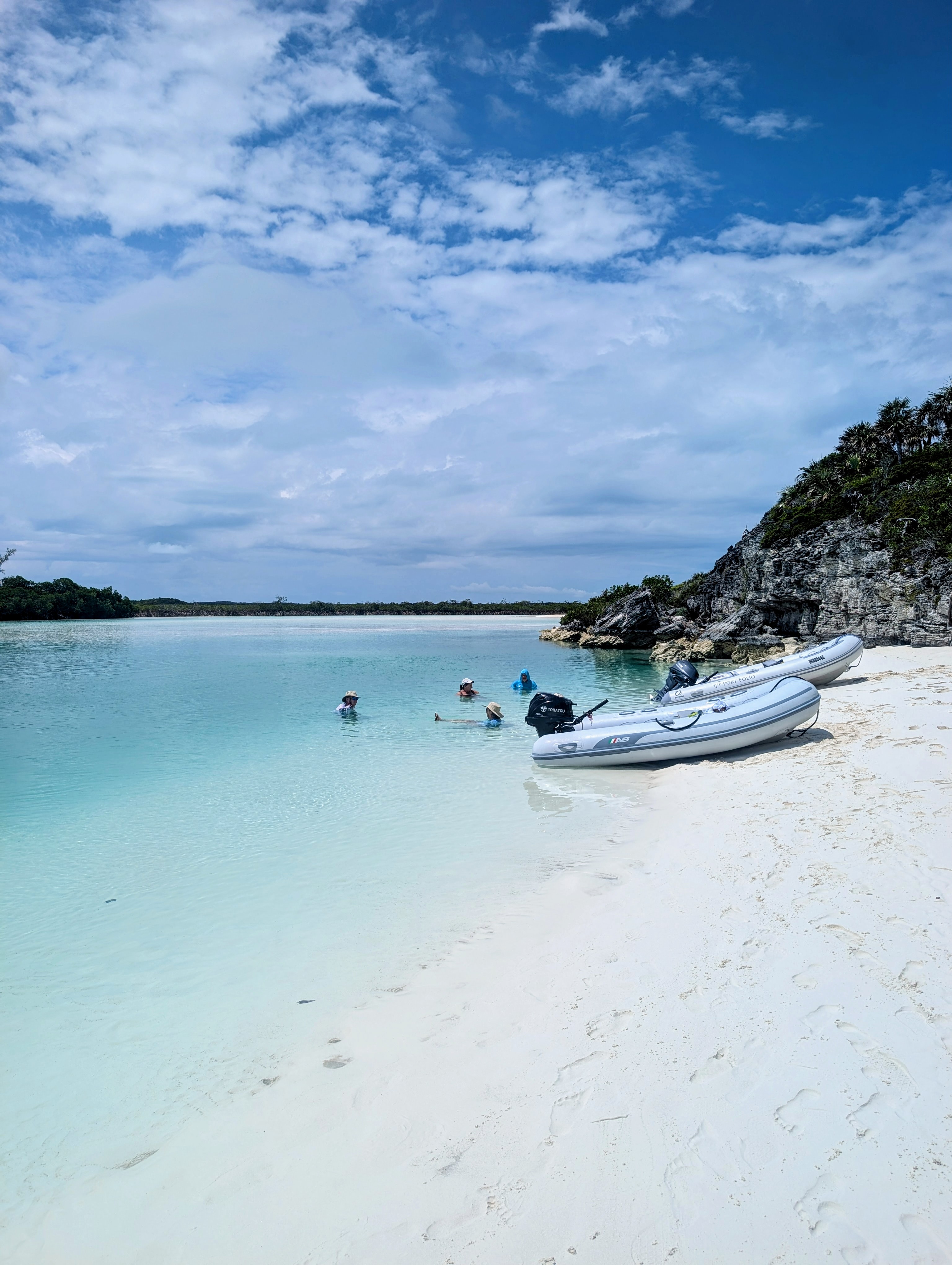 Shroud Cay mangrove and creek